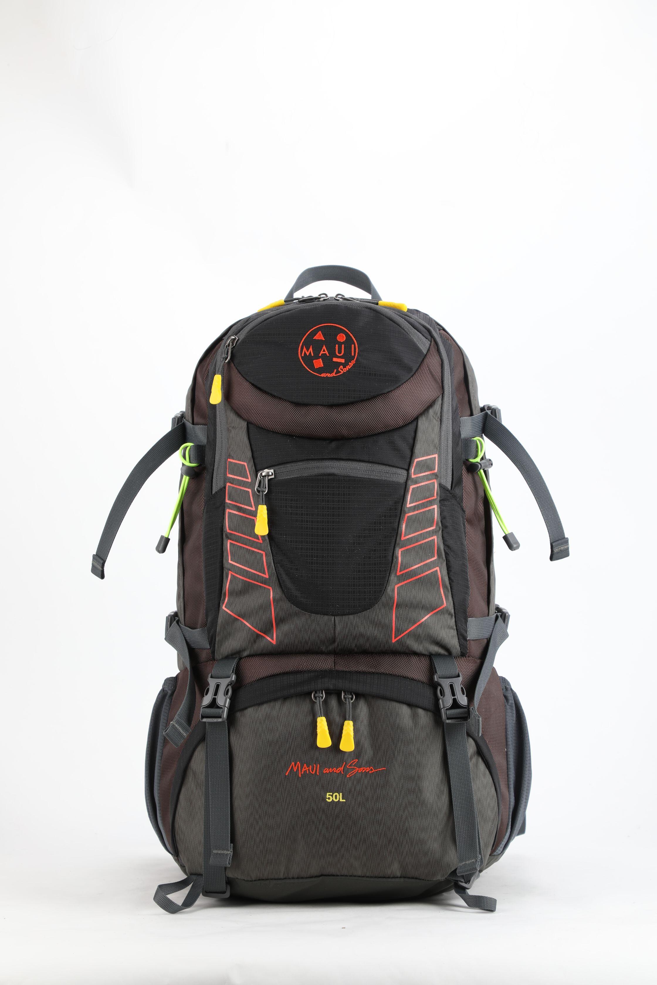 Rucsac drumetii Maui&Sons 50 L, Negru