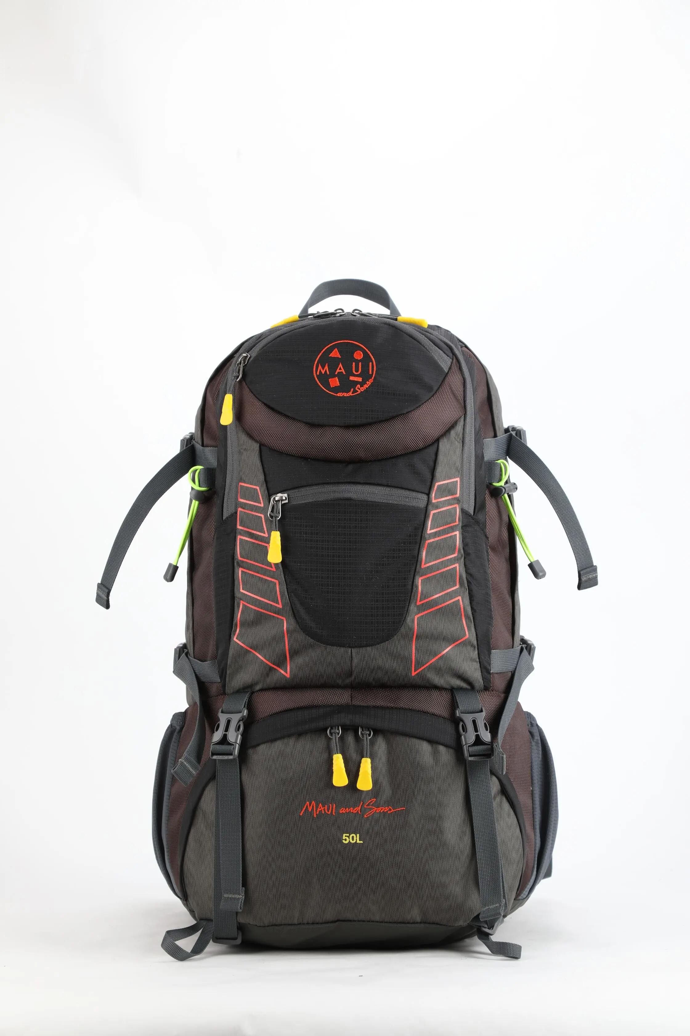 Rucsac drumeție MAUI & SONS 50L - Negru 2/7