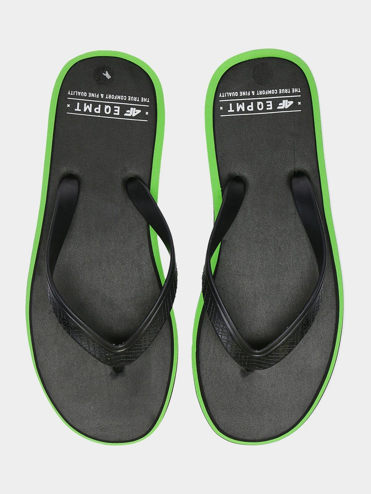 Papuci barbati 4F, Negru