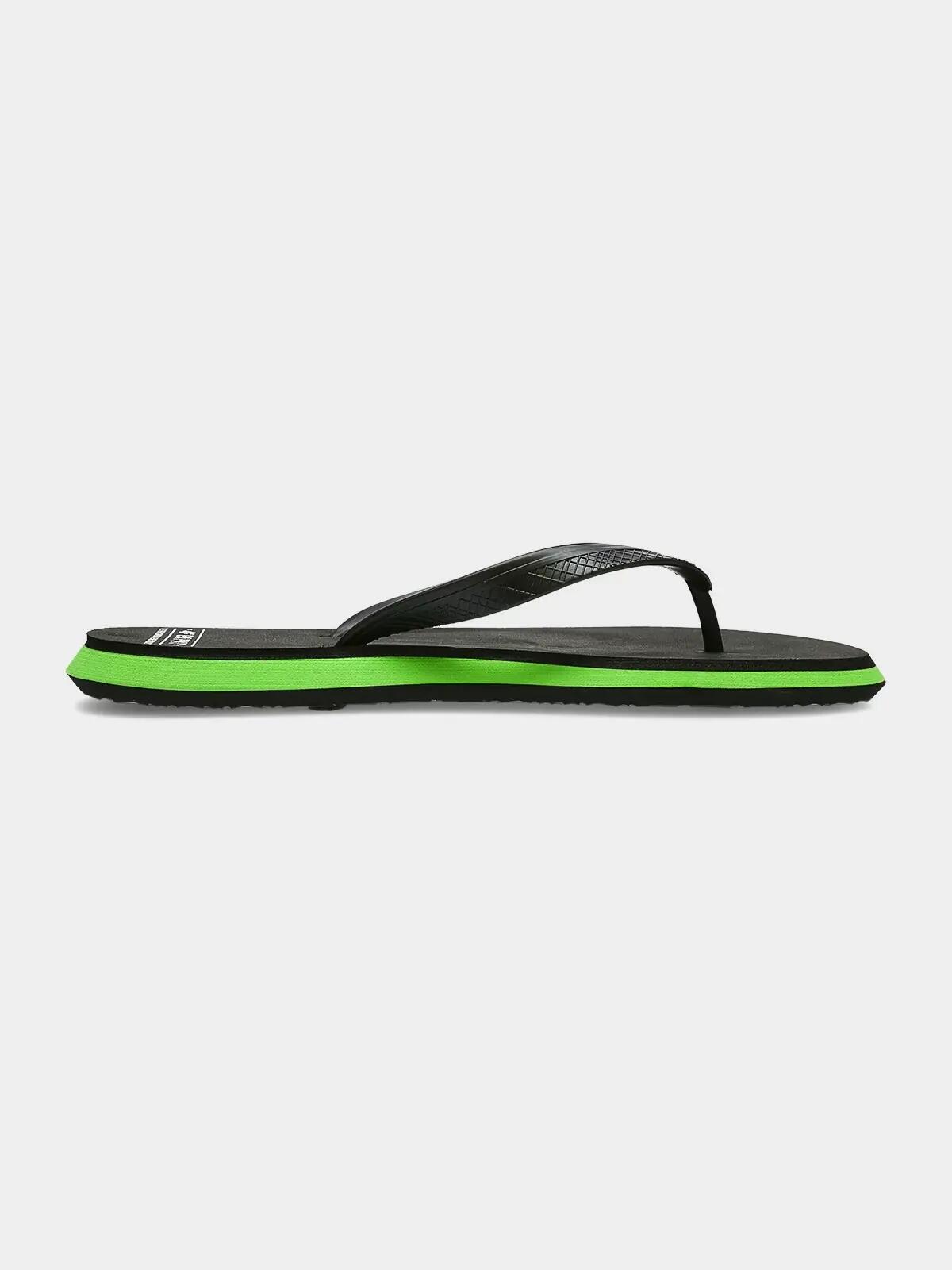Papuci barbati 4F, Negru 4/4