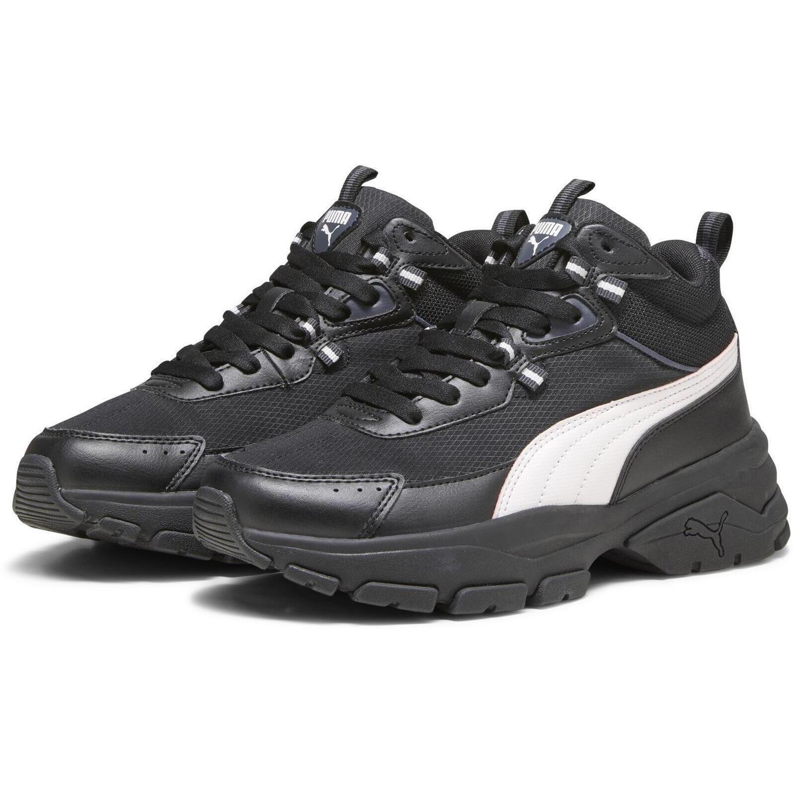 Turnschuhe Puma Cassia Via Mid, Schwarz, Damen PUMA Decathlon