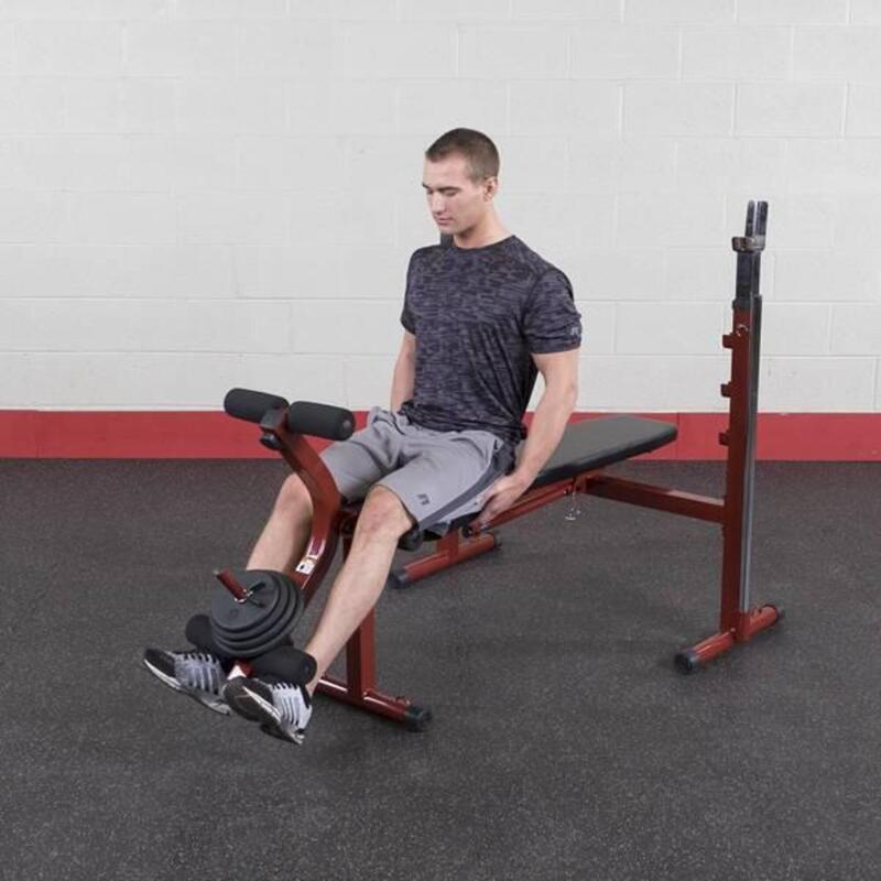 Best Fitness Halter Bench - Foldable - BFOB10 - avec Leg trainer