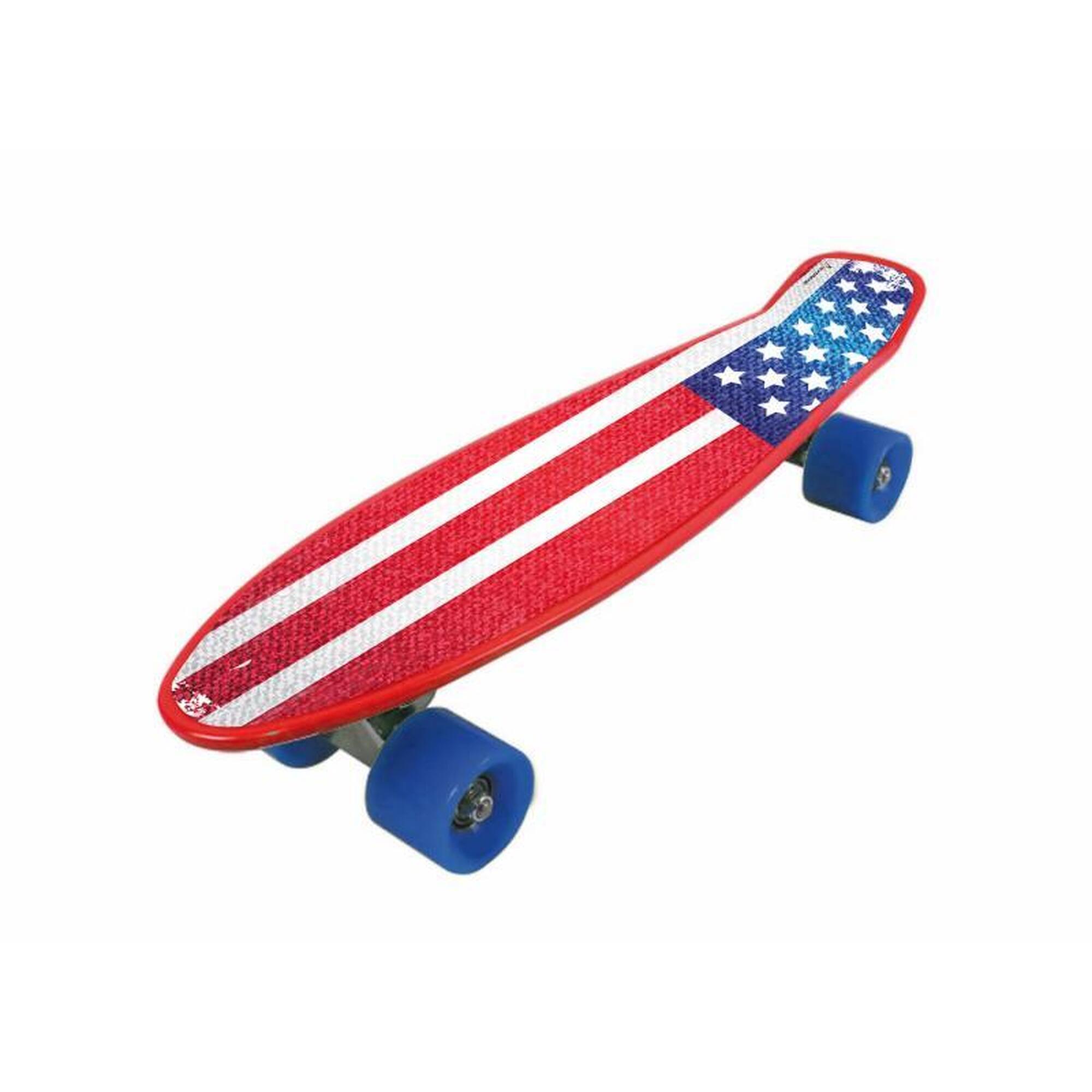 Skateboard Penny Board Nextreme Freedom Pro USA Flag Multicolor