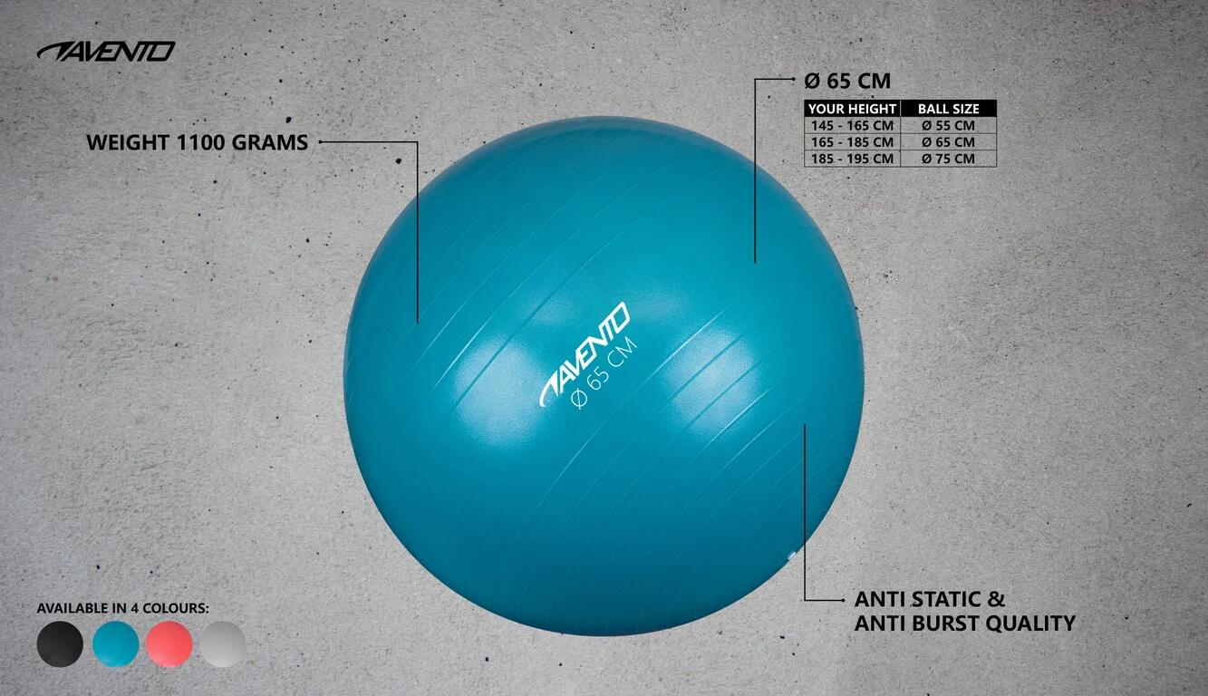 Avento Pelota de Gimnasia 65 cm 4/5