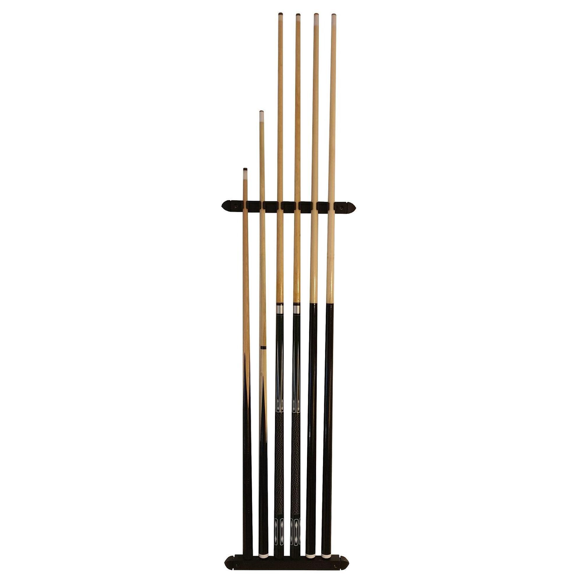 John West - Set De Billard - Support Mural +2 Queues Professionnelles +standard +courtes - Set De Billard - Marron - No Size - Decathlon