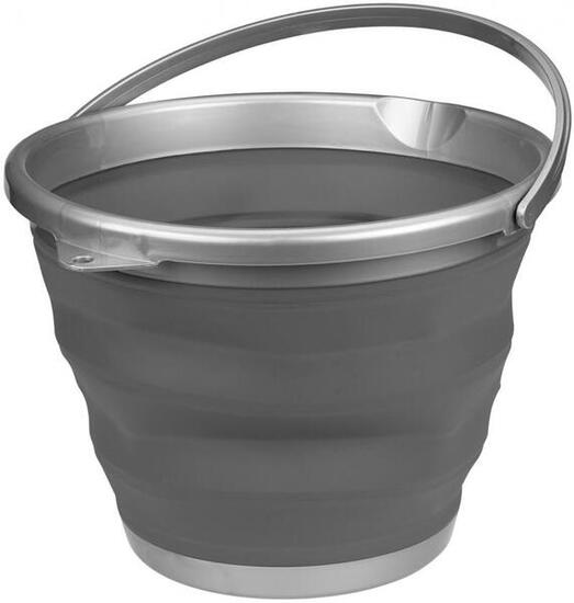 Secchio pieghevole da 10 litri - Antracite