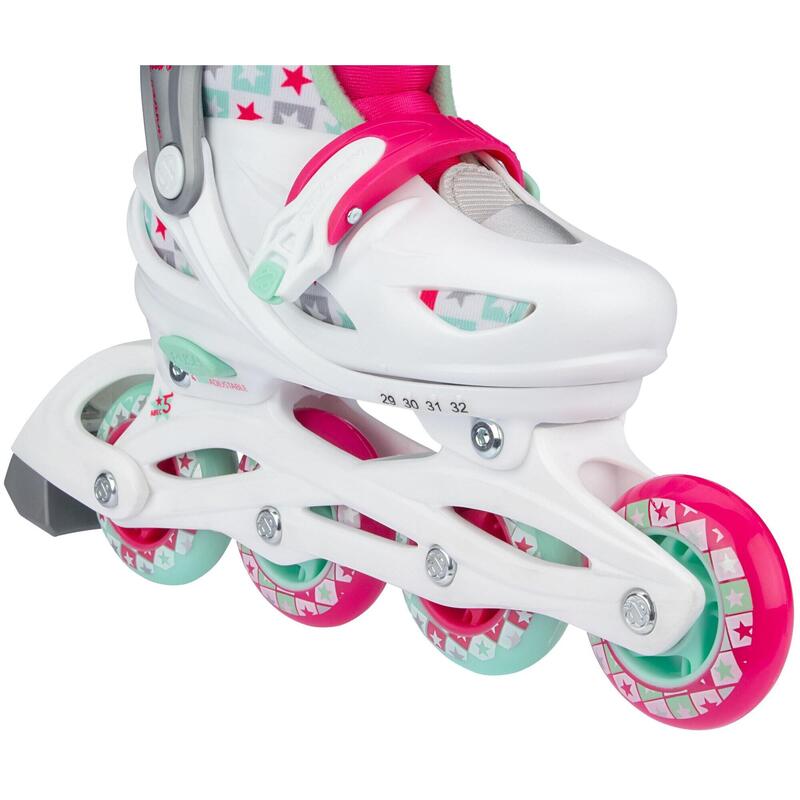 Patine reglabile Nijdam Traffic Racer, Multicolor, 29-32.