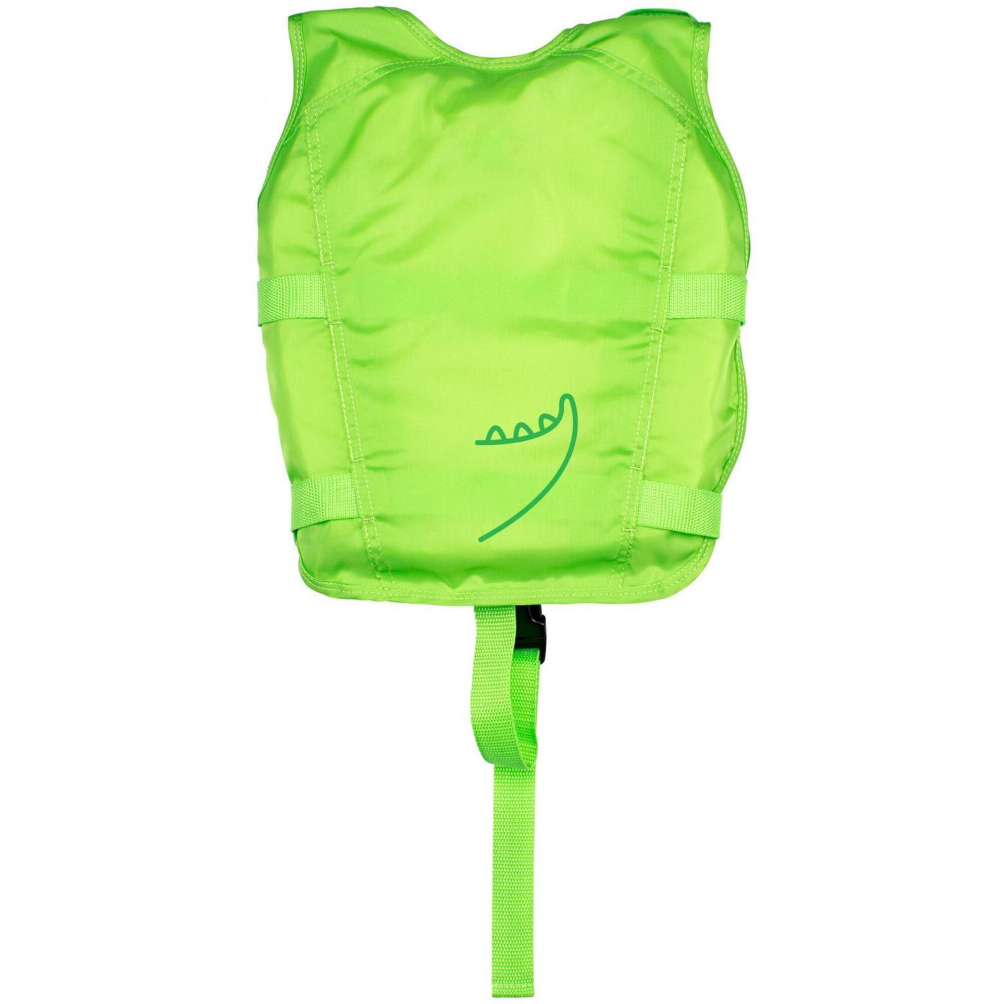 Vesta de înot Waimea Animal, 3–6 ani, 18–30 kg, verde