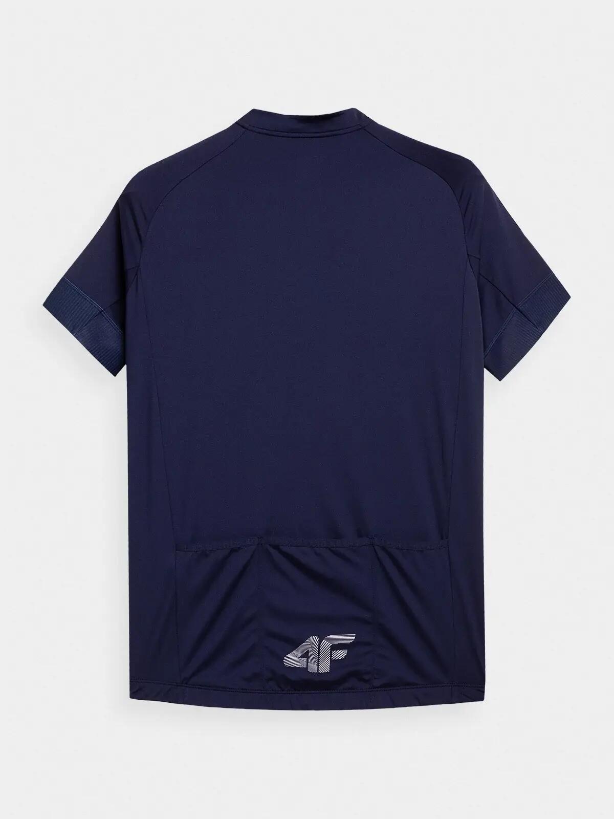 Tricou ciclism bărbați 4F, bleumarin, L 5/6