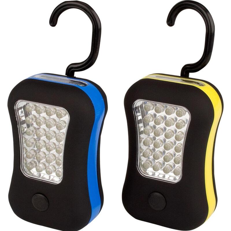 Lanterna Camping LED 2-in-1 Abbey Camp, negru/albastru