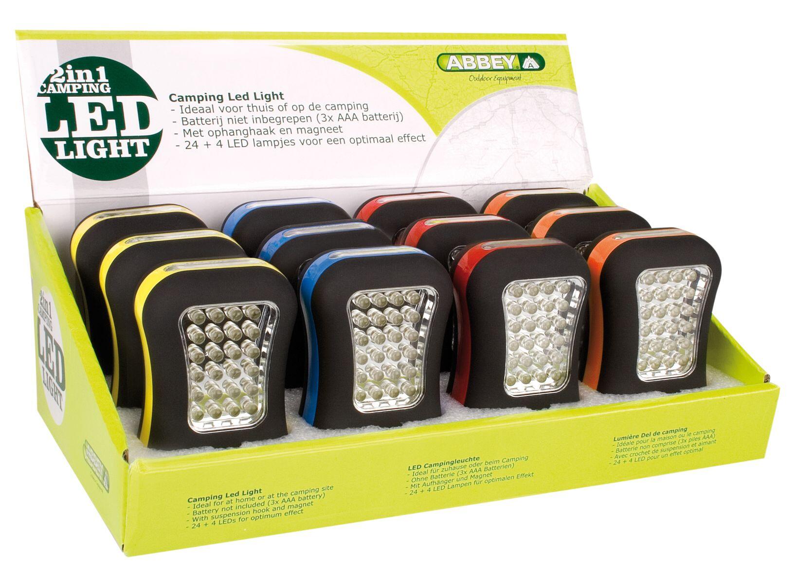 Lanterna Camping LED 2-in-1 Abbey Camp, negru/albastru 4/7