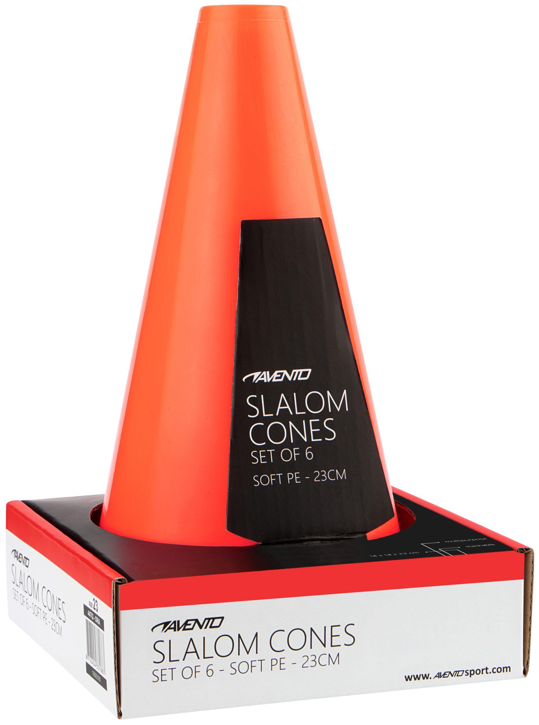 Cônes - Cônes de slalom - 6 pièces - Orange 5/6