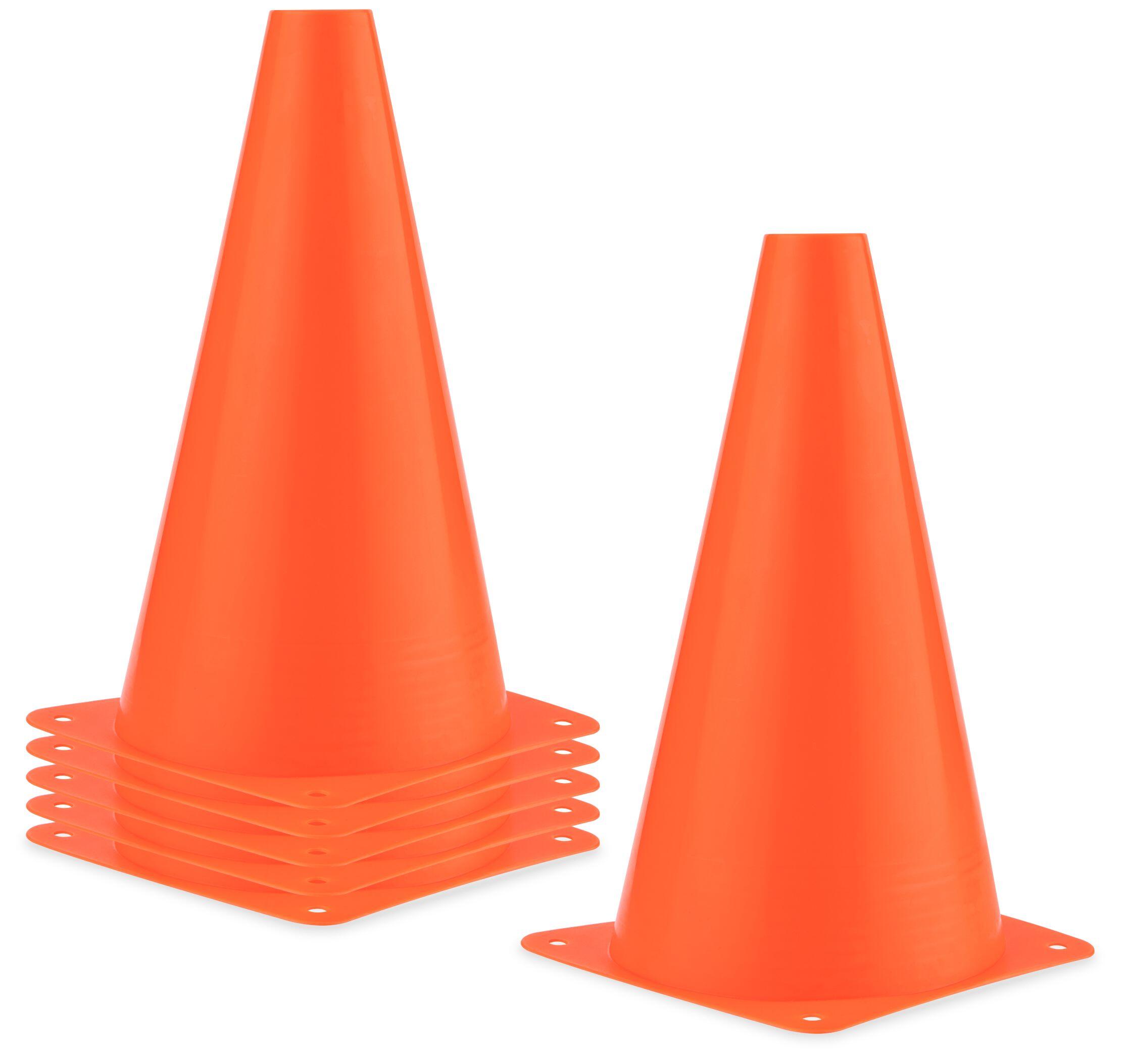 AVENTO Pedine - Coni slalom - 6 pezzi - Arancio