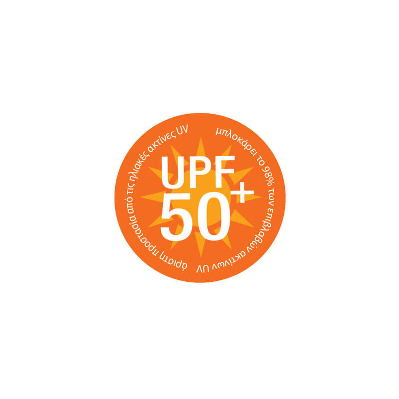 Umbrelă plajă Maui & Sons XL 210 cm, protecție UV50+, albastru deschis