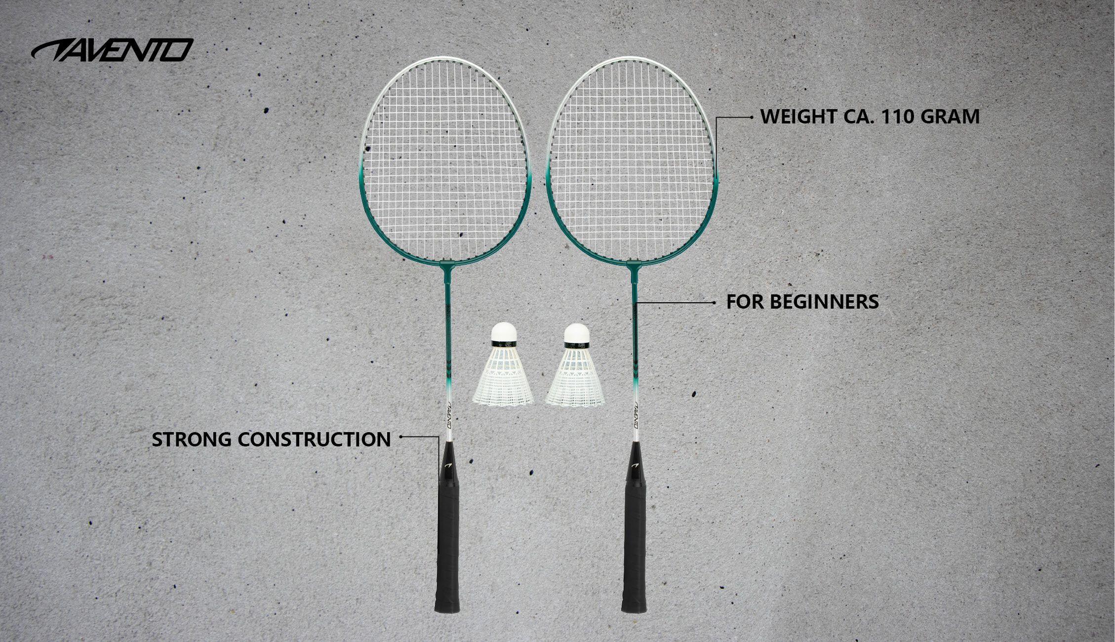 Set da badminton - 2 racchette + 2 volani in borsa da trasporto 6/6