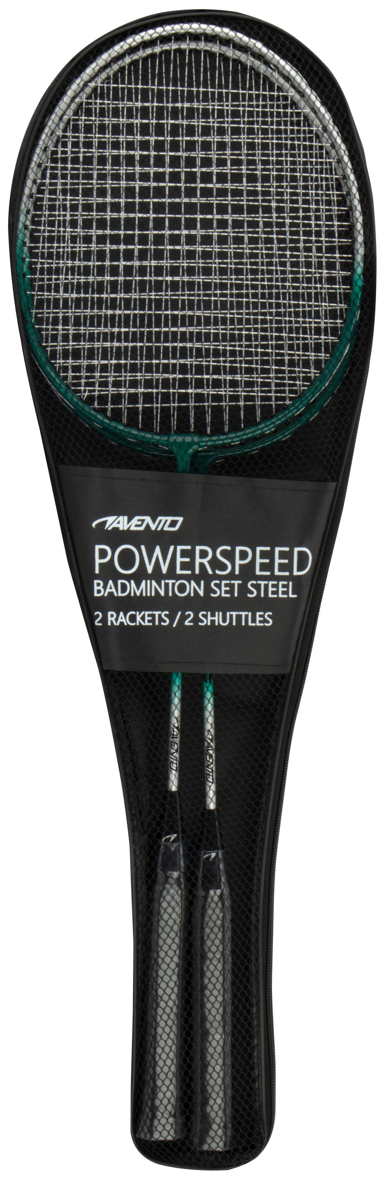 Set da badminton - 2 racchette + 2 volani in borsa da trasporto 5/6