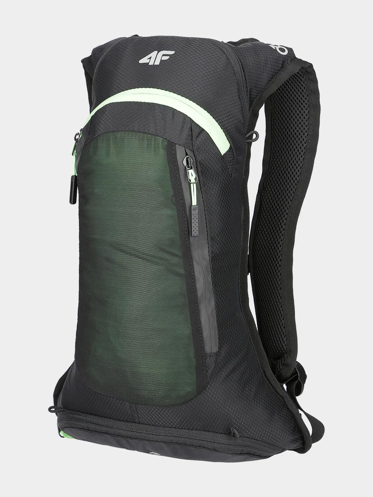 Rucsac bicicletă 15 L cu sistem H2O, negru/verde, mărime unică