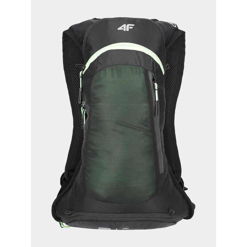 Rucsac bicicletă 15 L cu sistem H2O, negru/verde, mărime unică