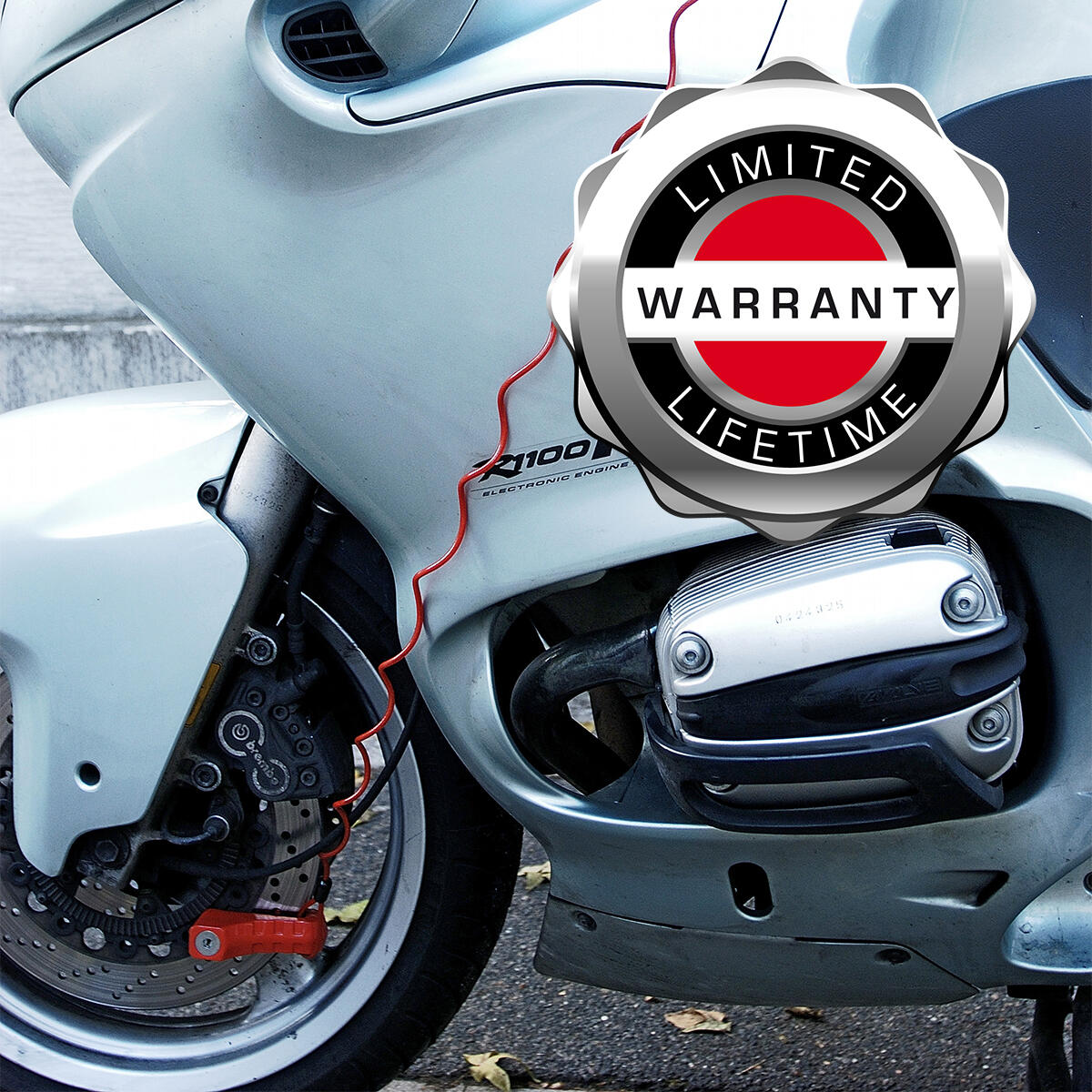 8303EURDPS Antivol Moto ou Trottinette Electrique Bloque Disque, Anse 5 cm 5/5