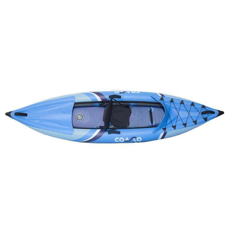 Opblaasbare Kayak Lotus 1 Plaats - Max 120kg - 310x85cm (10'2x33") - Blauw