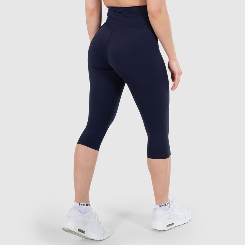 Damen Capri Leggings Advanced Affectionate Dunkel Blau für Sport & Freizeit