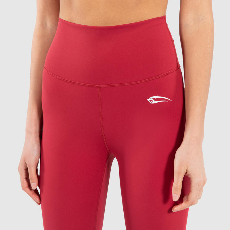 Damen Capri Leggings Advanced Affectionate Rot für Sport & Freizeit