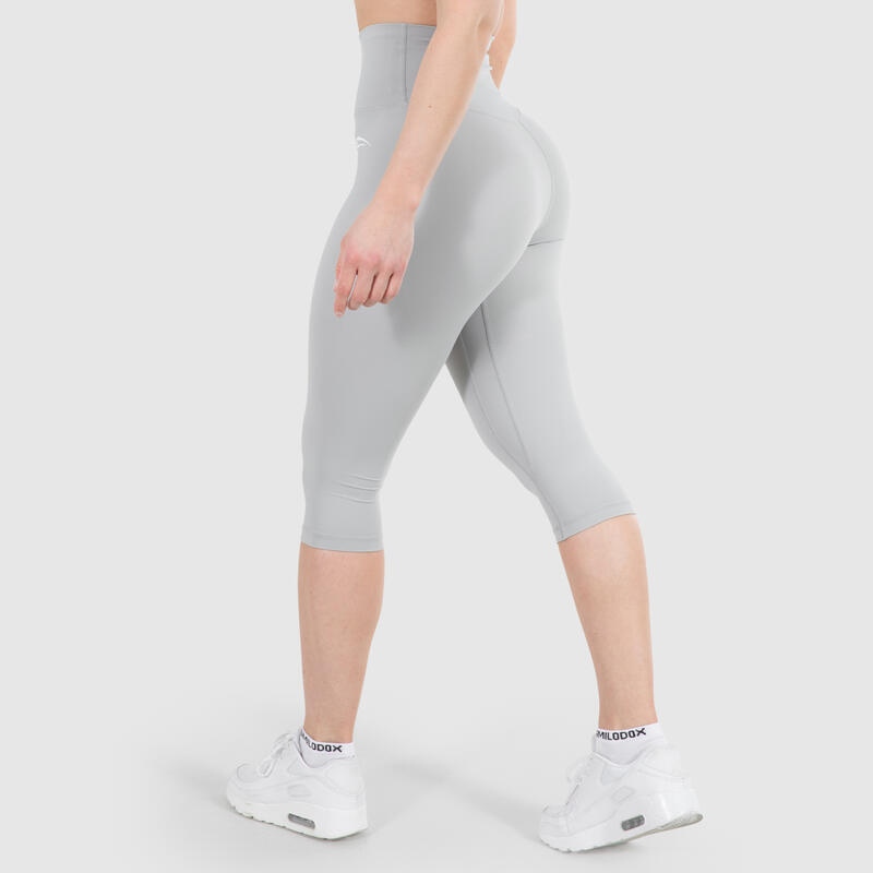 Damen Capri Leggings Advanced Affectionate Grau für Sport & Freizeit