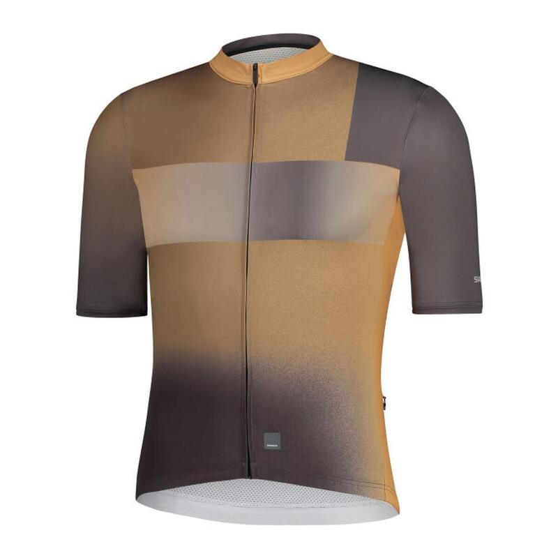 SHIMANO BREAKAWAY Korte Mouw Jersey, Brons Goud