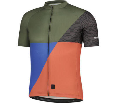 SHIMANO IRODORI Short Sleeve Jersey, Warm Olive