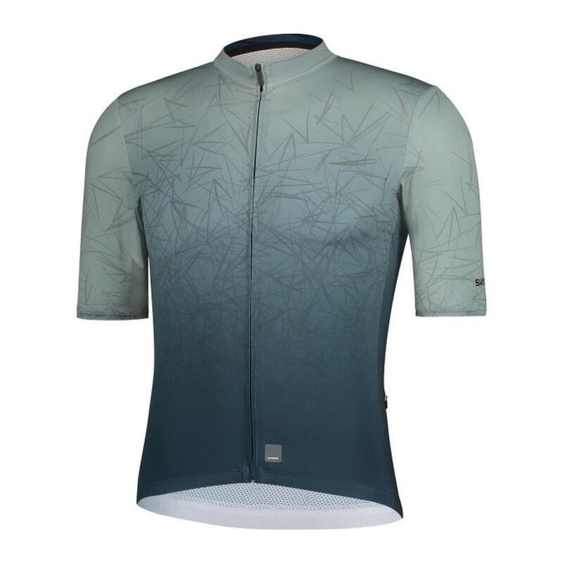 SHIMANO BREAKAWAY Korte Mouw Jersey, Mosgroen