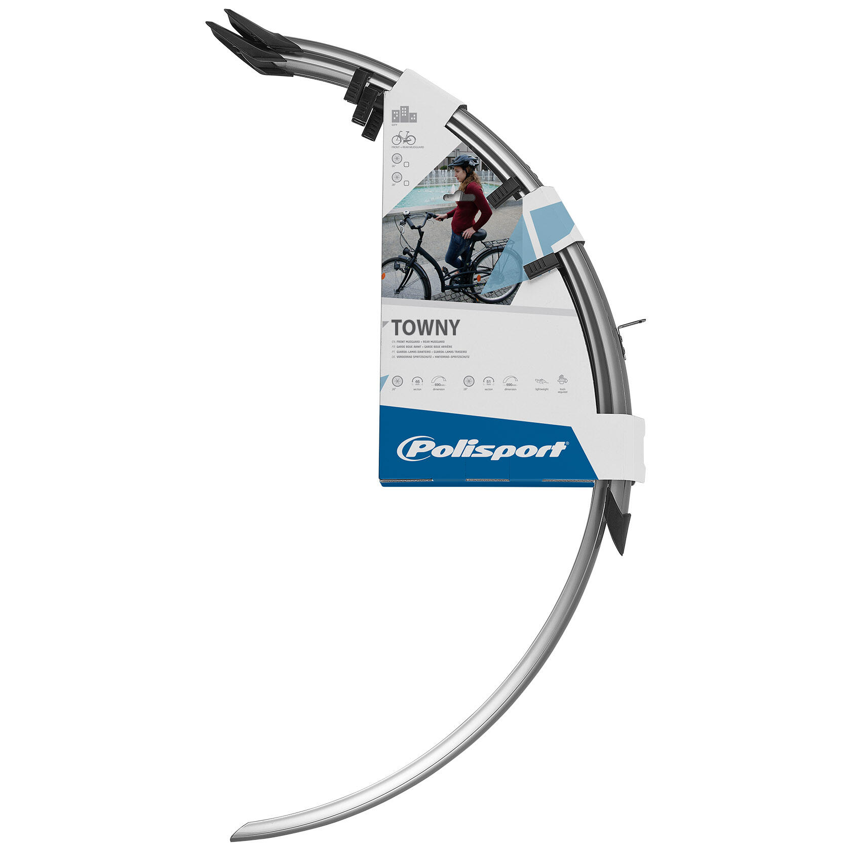 Guardabarros Polisport Towny 26/51 mm (x2) 4/5