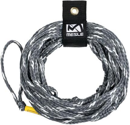 Wakeboard Leine PE Seil 4 Sektionen 60' Boot schwarz/weiss