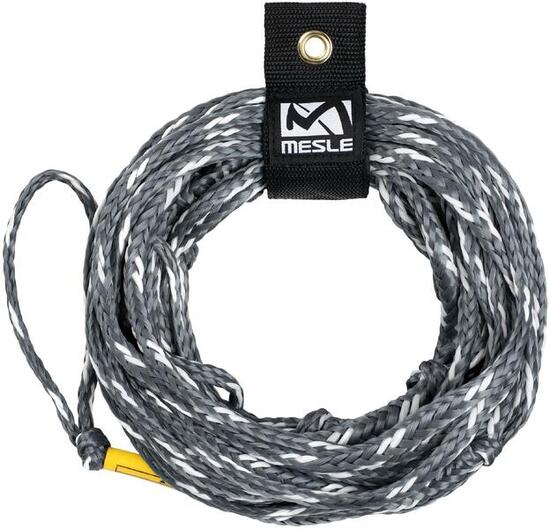 Wakeboard Leine PE Seil 4 Sektionen 60' Boot schwarz/weiss