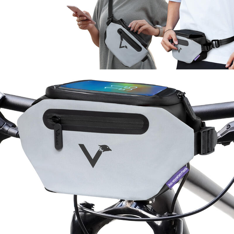 FISHOAKY Sacoches de Cadre Vélo, sacoches de Guidon vélo avec Ecran Tactile  TPU Imperméable, Bicyclette VTT équipement et Accessoires Compatible avec  IPhone/Smartphone 6,5'' : : Sports et Loisirs