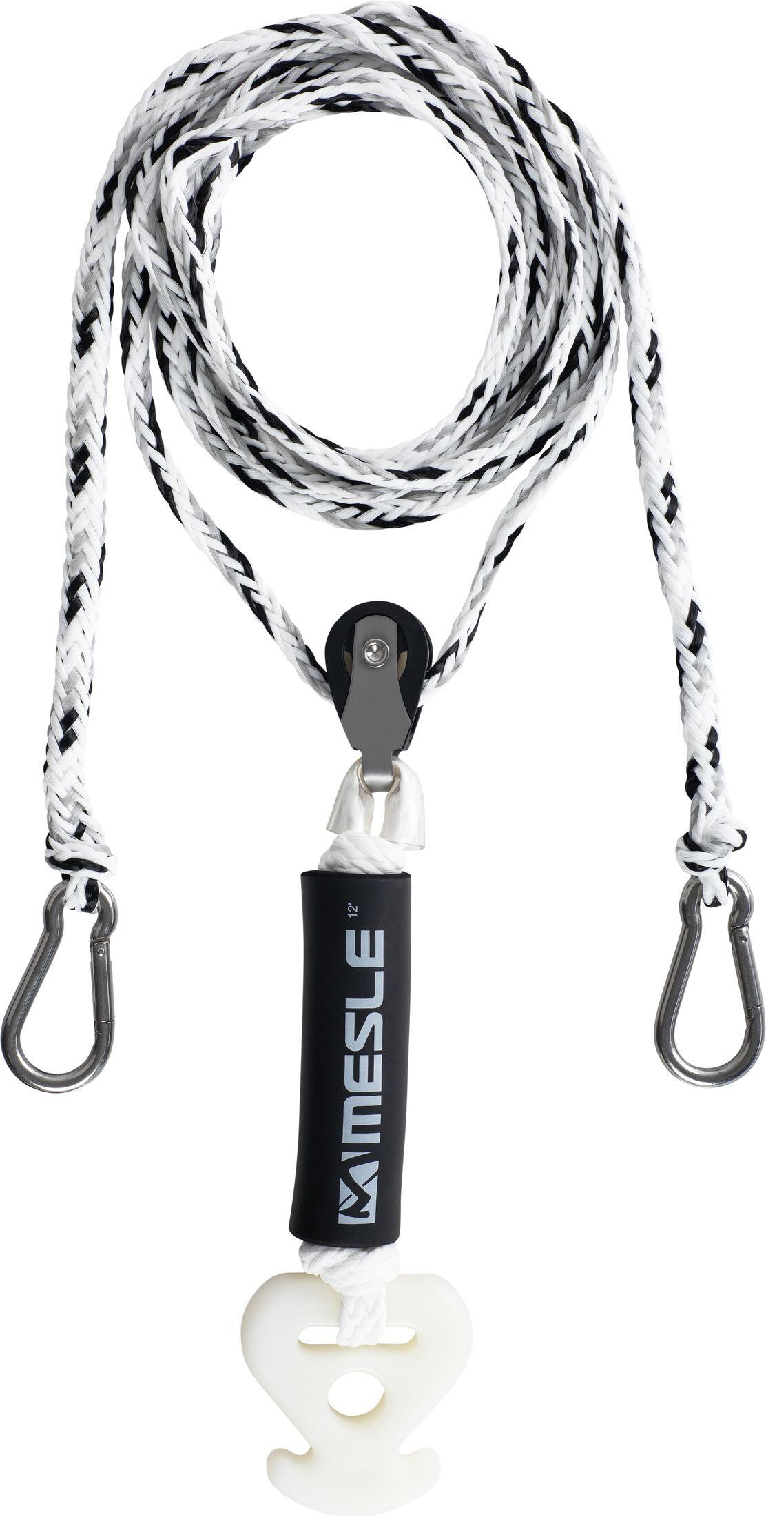Jobe Schleppdreieck Con Pulley - Guinzaglio Per Sci D'Acqua A 12ft, 2 Posti, Ganci In Acciaio Zincato, Multicolore