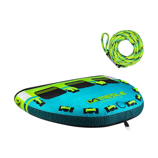 Wassergleiter Gravity 2 Personen mit Leine Funtube Boot Wassersport