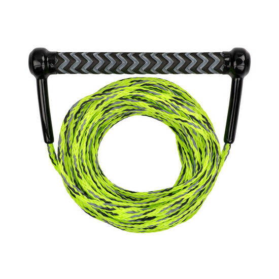 Leine Combo mit Hantel Wakeboard Wasserski Seil angenehmer Griff weiss