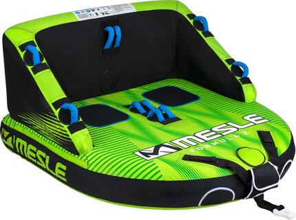 Wassergleiter Formula 2 Personen Wassersport Funtube Boot grün Mesle