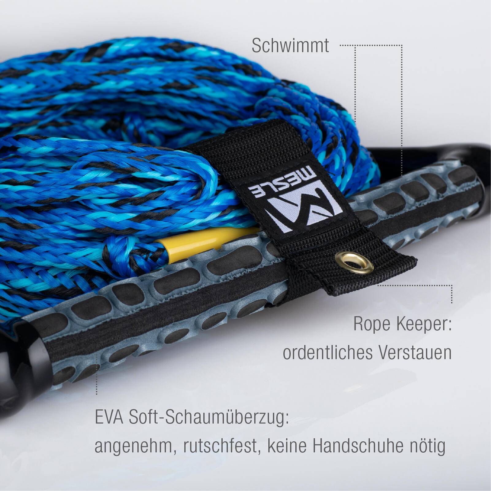 Wasserski Leine Ergo mit Hantel Wakeboard Seil Ergonomischer Griff 2/5