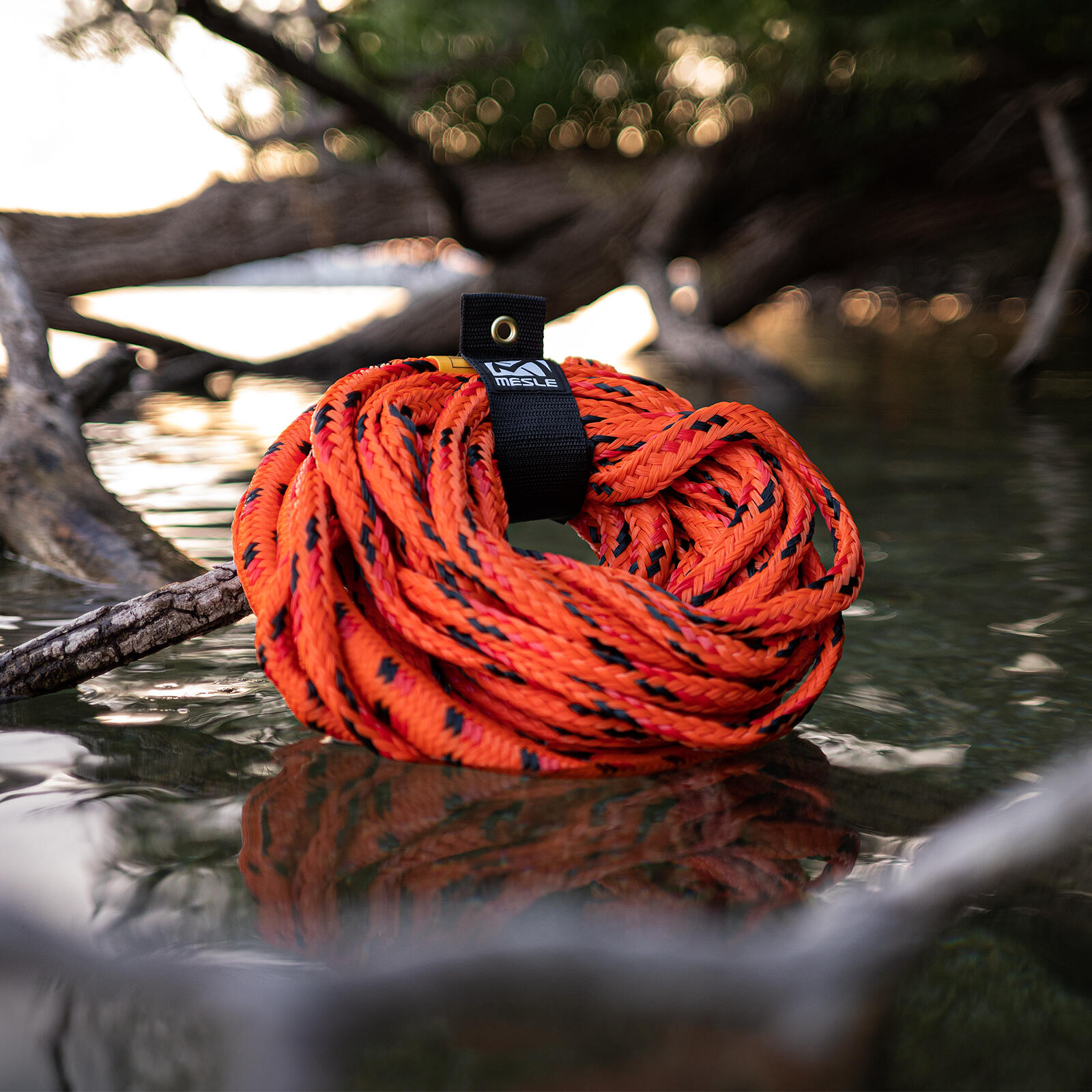 Schleppleine Bungee 4P 50' Wassergleiter Fun Tube Seil bis 4 Personen 2/2