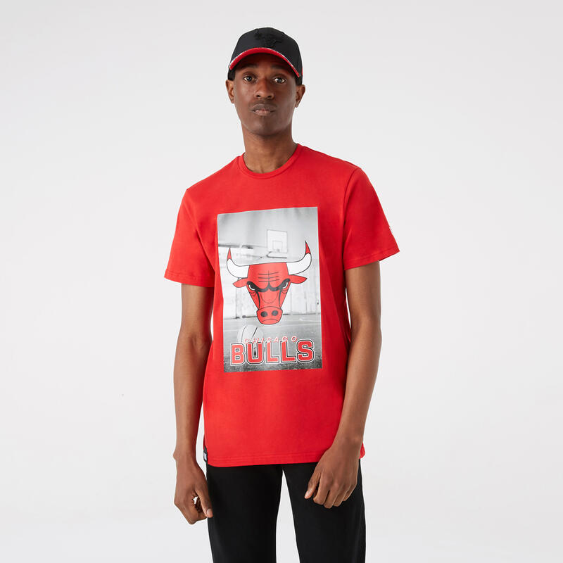 T-shirt fotográfica dos Chicago Bulls