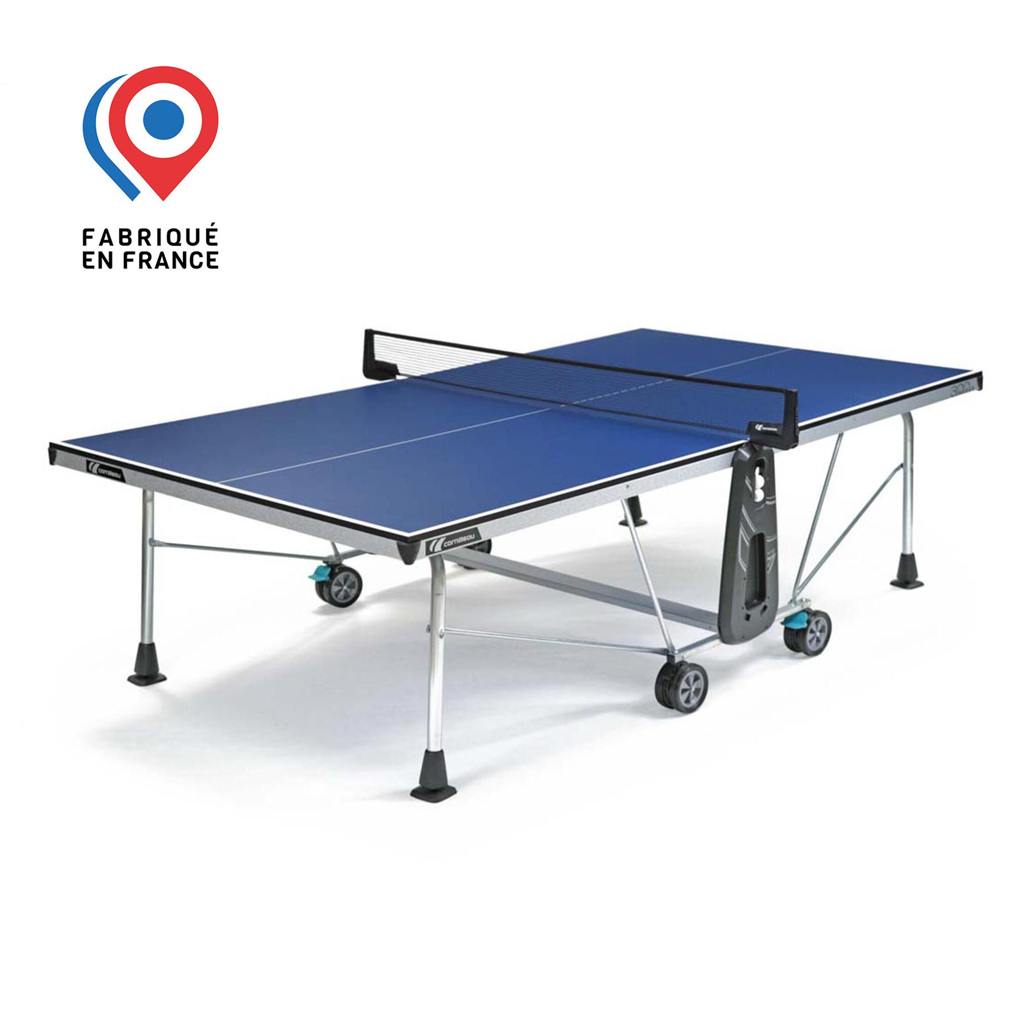 NEW 300 Indoor Table Tennis Table - Blue 1/8