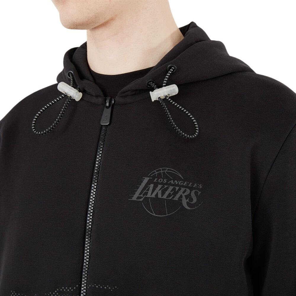 Felpa con zip New Era Los Angeles Lakers 3/5