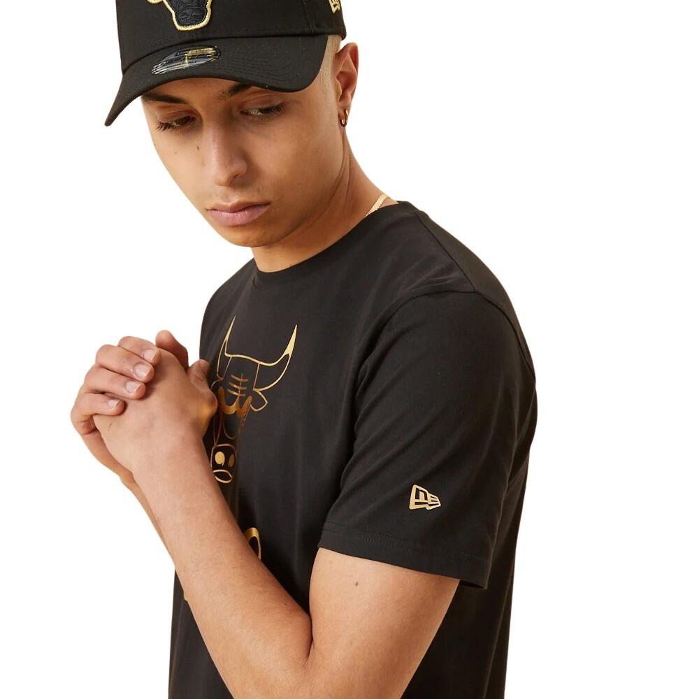 T-shirt Chicago Bulls Black And Gold 2/5
