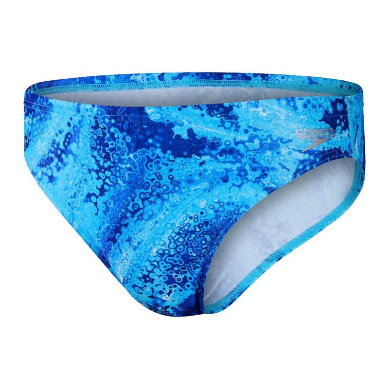 ECO ENDURANCE+ MEN'S 5CM ALLOVER DIGITAL BRIEF - BLUE