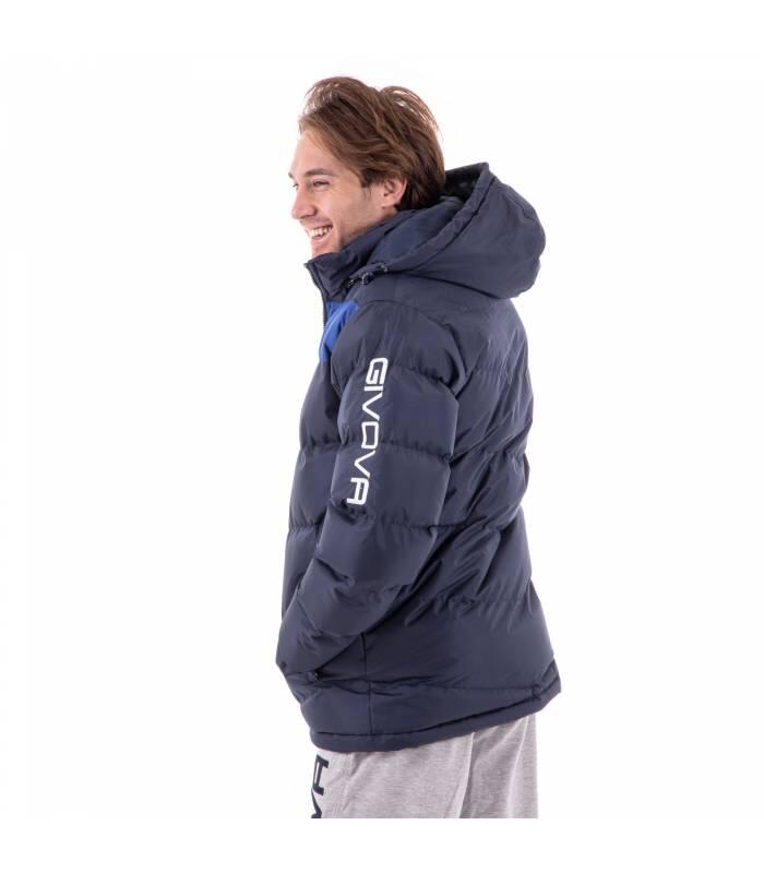Chaquetón acolchado Podio Givova Marino/Royal 3/3