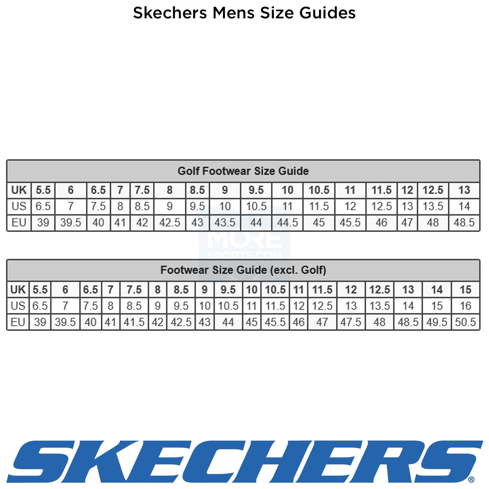 Skechers Mens ELITE 4 - VICTORY Golf Shoes - BLACK/WHITE 7/7