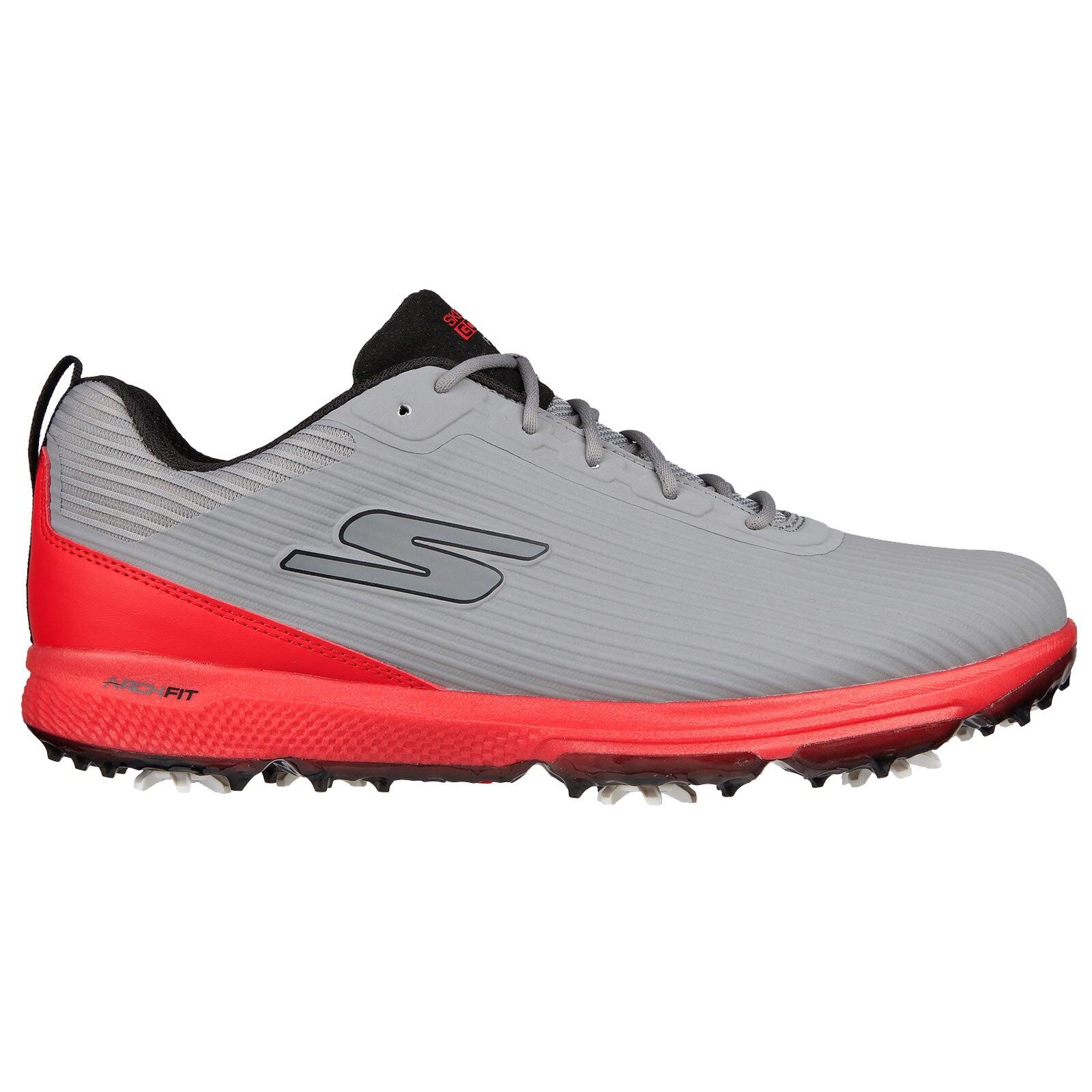 Skechers GO GOLF PRO 5 HYPER Golf Shoes - Black/Grey 7/7