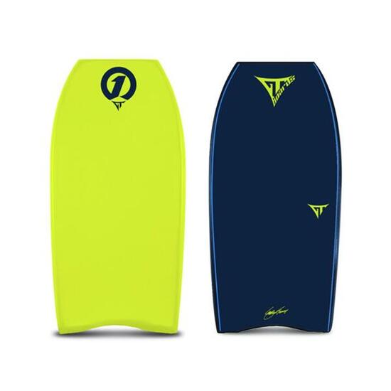 Bodyboard GT, One, Limette/Dunkelblau, 41