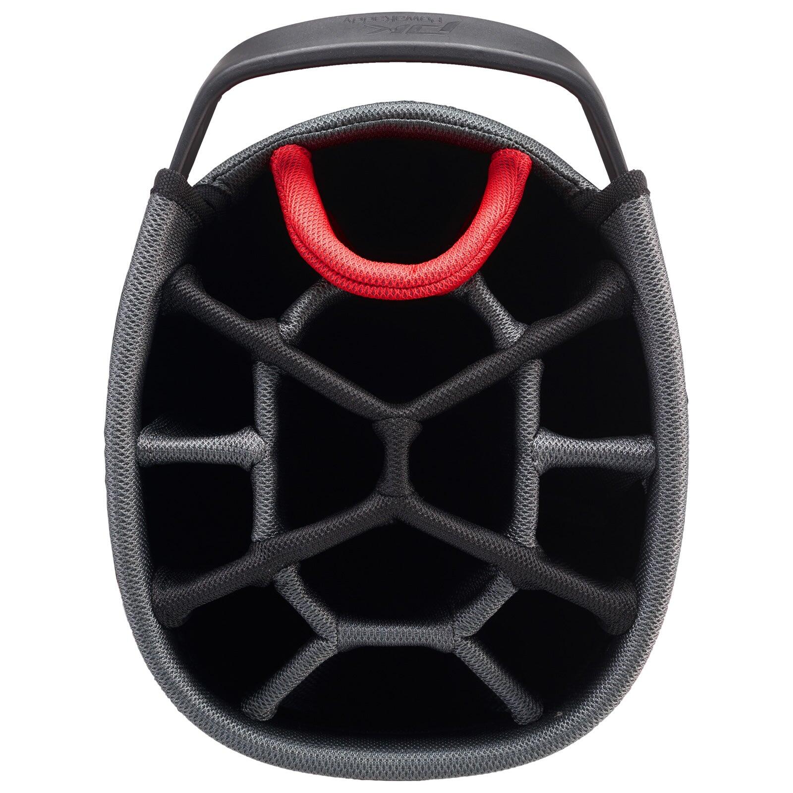 Powakaddy 2023 Premium Edition - Black/Gun/Red Golf Bag 7/7